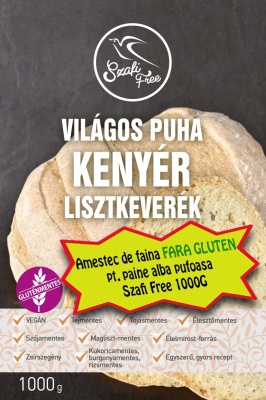 Am. de faina fara gluten pt. paine alba pufoasa Szafi Free 1000G