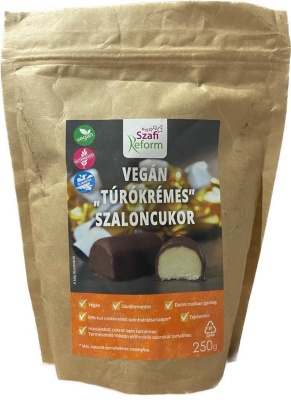 Bomboane de Craciun Fara zahar, gluten, Vegan cu crema de branza Szafi Reform 250g