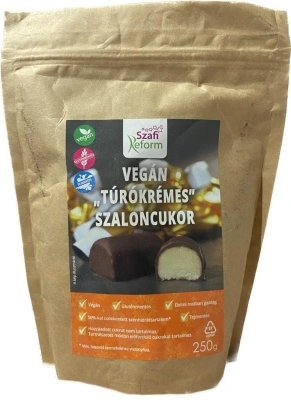 Bomboane de Craciun Fara zahar, gluten, Vegan cu crema de branza Szafi Reform 250g