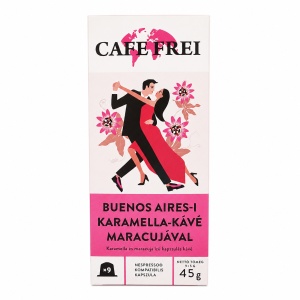 Cafe Frei Buenos Aires Capsule cafea cu caramel si fructul pasiunii, capsule compatibile Nespresso® (9 capsule, 45 g)