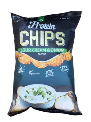 Chipsuri proteice cu smântână și ceapă 40g Nano