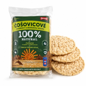 Rondele expandate din Linte cu Sare de Mare - Celpo 100% Natural 90g