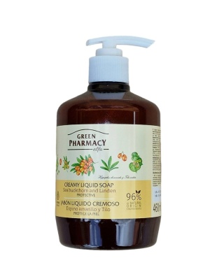 Sapun lichid cremos Catina si tei - Green Pharmacy 460 ml