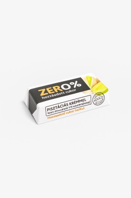 Szerencsi Zero – Ciocolată cu lapte umplută cu cremă de fistic, cu îndulcitor, 21 g