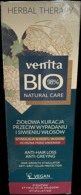Tratament cu plante impotriva caderii si al albirii parului Herbal Therapy Venita 200ml