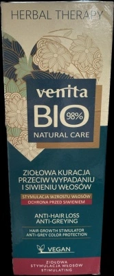 Tratament cu plante impotriva caderii si al albirii parului Herbal Therapy Venita 200ml