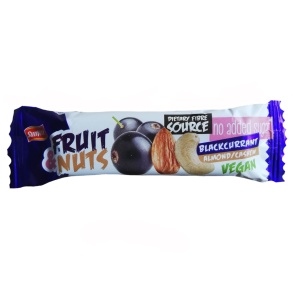 Baton cu coacaze negre, migdale si caju SunVita 30g