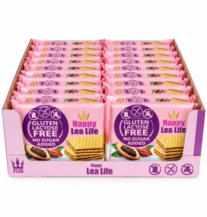 BAX- Napolitane fara zahar, fara gluten cu gust de cacao Lea Life 22buc*95g