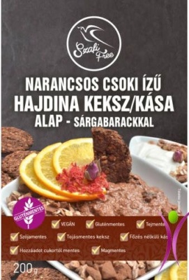 Baza pentru terci / biscuiti cu gust de portocale si ciocolata - cu caise 200g