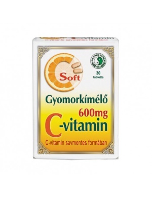 Capsule moi de Vitamina-C, fara acid (prietenoase cu stomacul) 600mg Dr.CHEN 30buc