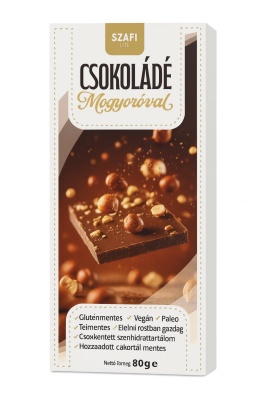 Ciocolată cu lapte de cocos și alune -Szafi Life 80g