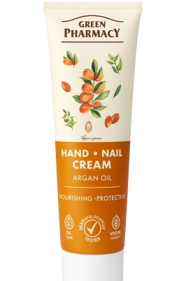 Cremă pentru mâini și unghii Green Pharmacy – Ulei de Argan (100 ml)