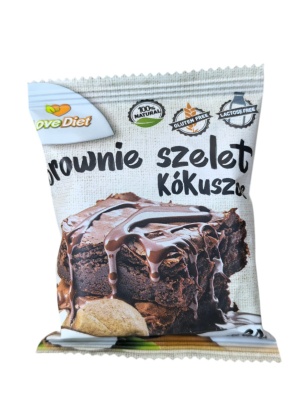 Love Diet Brownie (Negresa) cu cocos ( fără gluten) – 30 g