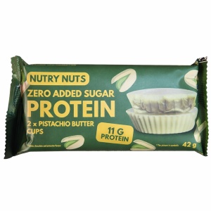 Nutry Nuts Protein Cups cu Cremă de Fistic – Fără Zahăr Adăugat (42 g)
