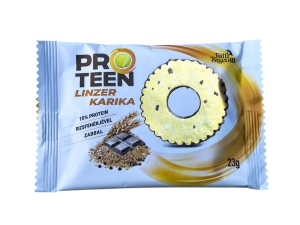 Biscuit proteic cu proteine din orez și ovăz, învelit în cacao ProTeen 23g