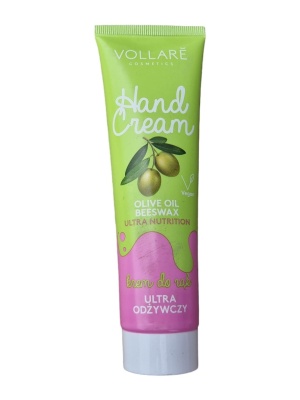 Crema de maini cu ulei de masline si ceara de albine Vollare 100ml