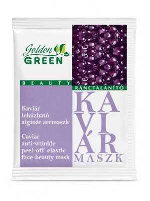 Golden Green – Masca faciala peel-off cu caviar, antirid, 6 g