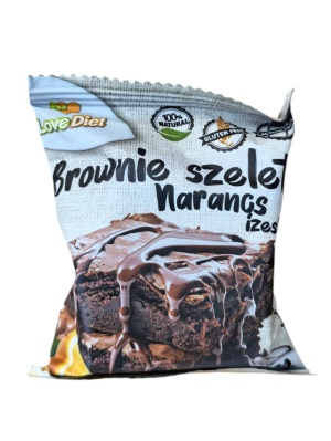 Love Diet Brownie (Negresa) cu aromă de portocală (fără gluten) – 30 g