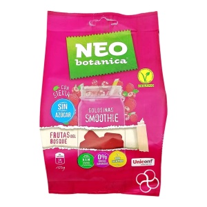 Bomboane din jeleu cu fructe de padure fara zahar NEO Botanica 72g