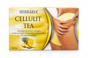 Ceai pentru Celulita cu Ananas si Ceai Verde – ingrijire naturala pentru pielea ta 20*2g Herbaria