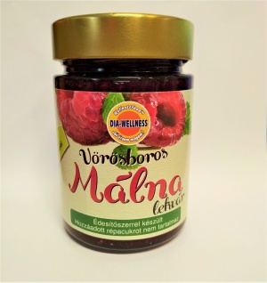 Gem cu zmeura si vin rosu Dia-Wellness 380g