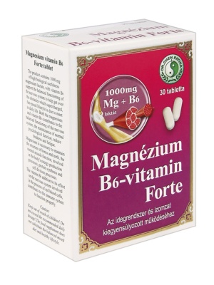 Magneziu organic cu vitamina B6 Forte Dr.Chen 30 tablete