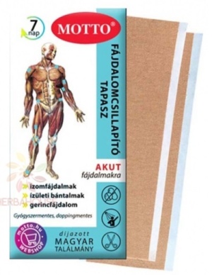 Plasture pentru ameliorarea durerilor MOTTO 2 buc