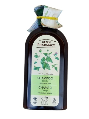 Sampont pentru par normal cu urzica 350ml Green Pharmacy