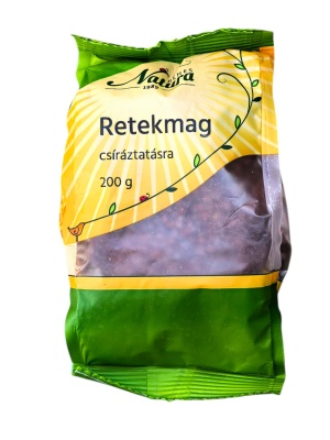 Semințe de ridiche pentru germinare – Dénes Natura, 200 g