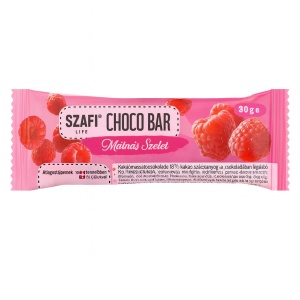 Baton Szafi Life Choco Bar – Zmeură (30 g) (fără gluten)