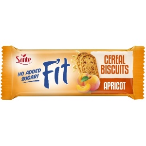 Biscuiti cu cereale FIT cu gust de caise Sante 50g