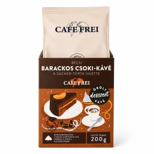 Cafe Frei Cafea măcinată cu aromă de ciocolată și caise – Inspirație Tort Sacher vienez 200 g