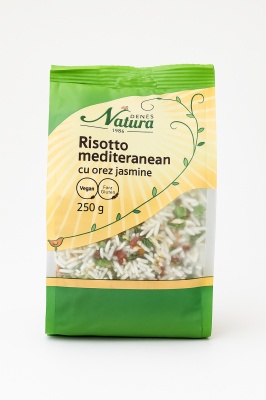 Dénes Natura Risotto mediteranean cu orez jasmine – 250 g