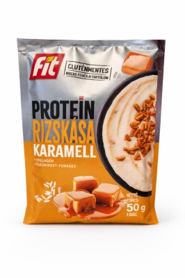 Fit Protein Terci de orez cu caramel – bogat în proteine 50g