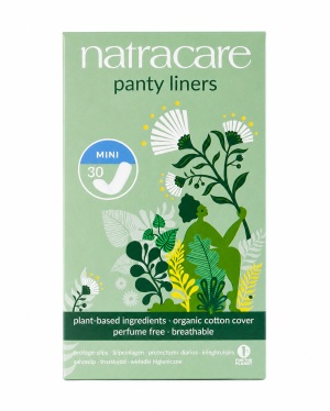 Natracare – Absorbante zilnice respirabile (Mini), 30 buc