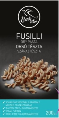 Paste spirale (fusilli) (fara gluten, vegan) Szafi Free - 200g