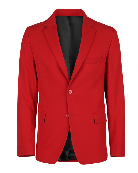 Muški sako slim fit crveni 2SA0050-RD