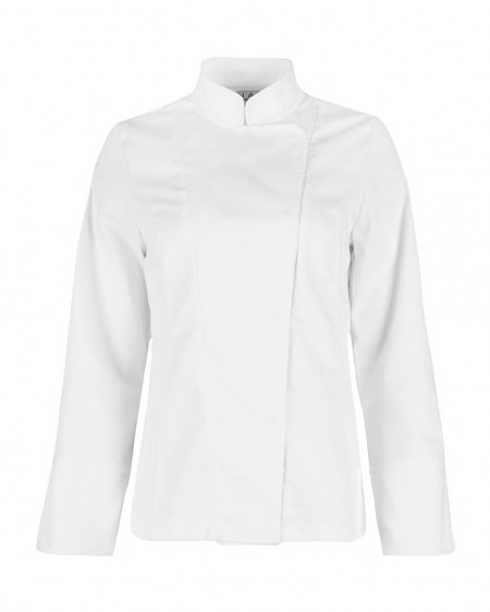 Ženska kuvarska bluza bela 1BK0080-WH