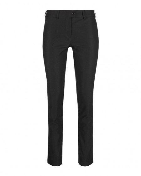 Ženske pantalone slim fit crne 1PN0067-BK
