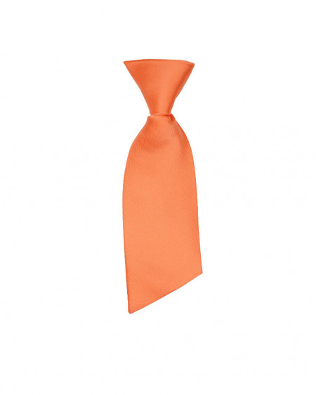 Kratka kravata na lastiš narandžasta 3KRG8OR171