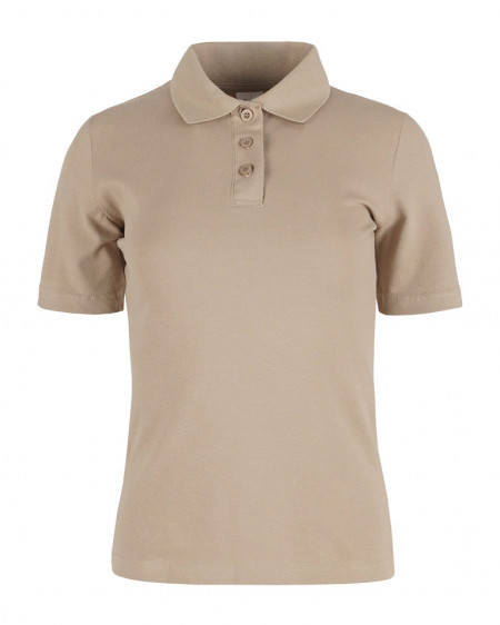 Ženska polo majica bež 1MC01131-BG