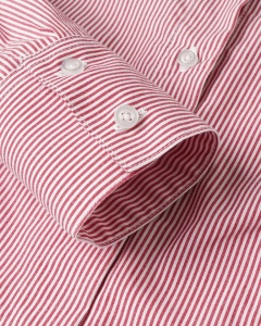 Ženska pamučna košulja slim fit na pruge - Img 6