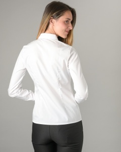 Ženska košulja slim fit bela od 100% pamuka - Img 3
