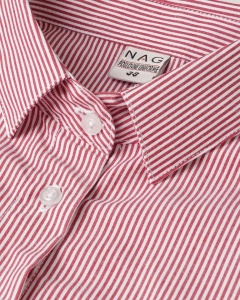 Ženska pamučna košulja slim fit na pruge - Img 5