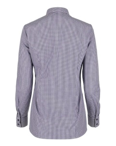 Ženska pamučna slim fit košulja sa dezenom - Img 4