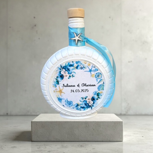 Plosca personalizata nunta