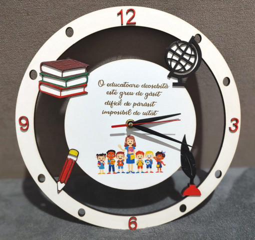 Ceas personalizat pentru Educatoare