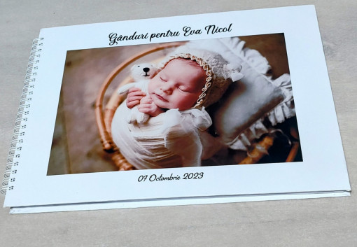Guestbook botez cu poza copilului