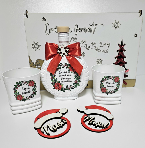 Set cadou Craciun pentru nași-model 3