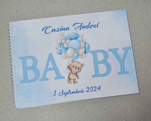 Guestbook botez Baby Blue